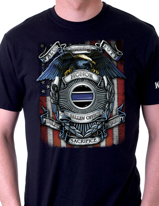 End of Watch Memorial Police Shirt